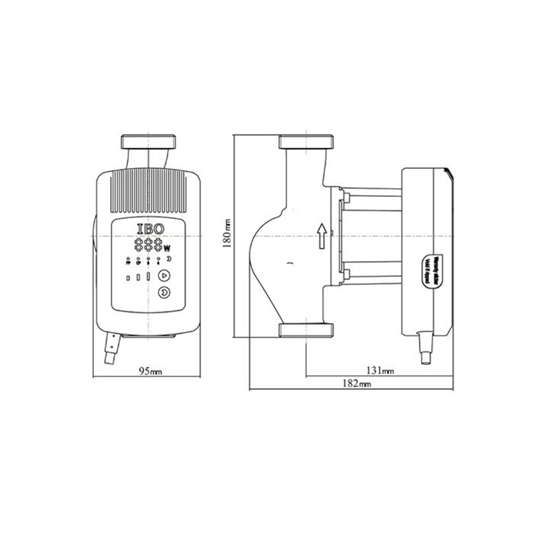 IBO MAGI H 32-120/180 Pomp� recirculare